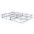 Foldable 9 In. Metal Mattress Bed Base, Box Spring Foundation Bed, Grey-1445555746