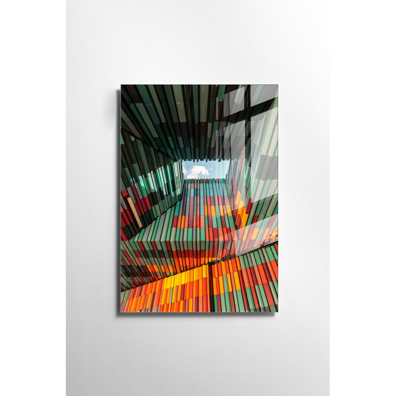 Verre 2, H 11,8 po x l 17,7 po x P 1 po