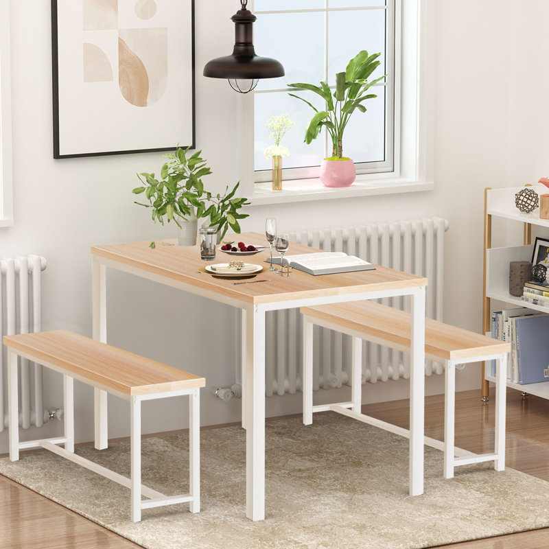 Kaihlani 4 - Person Dining Set (47in.L Table), Beige
