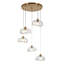 Luminaire suspendu grappe 5 lumières Alyra
