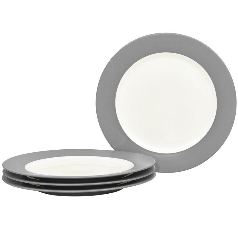 Noritake Colorwave Rim Dinner Plates, 11", Slate