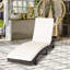 Chaise longue inclinable de 83 po avec coussins 83 po-1843248603