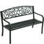 Banc de jardin en acier inoxydable Nuvia-333660254