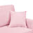 Pink Mid - Century Corduroy 2 Seater , Solid Wood Frame, Flared Arms And Two Matching Throw Pillows For Small Apartments With Clean Lines, Tapered Walnut Finish Legs Decorative Compact-55925762
