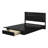 Primo Full/Queen Platform Bed And Headboard Set