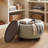 Round Cocktail Ottoman with Storage-265519397