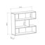 Bibliothèque géométrique H 35 "x l 37"-2009827155