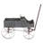 Jacksboro Decorative Wagon Wood Wheelbarrow Planter-1223760803-1223760802