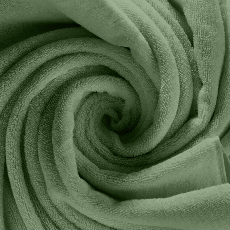 Cotton Bath Towel, Sage Green