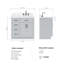 Meuble-lavabo simple en bois massif 36 po Tidworth avec plateau en quartz Carrara de 1,5 po-1805328804-1763275037-1763275036