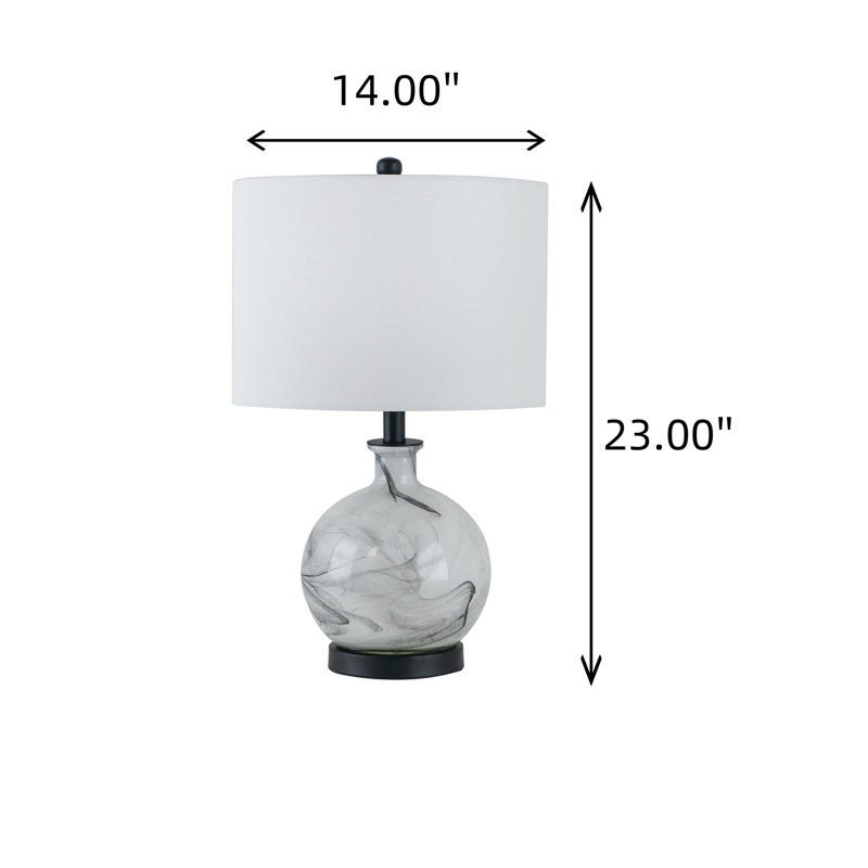 Stylish And Elegant Glass Table Lamp