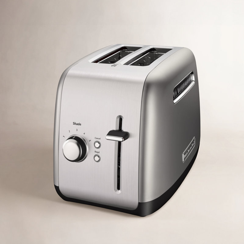 KitchenAid® 2-Slice Toaster with Manual Lift Lever, Contour Silver