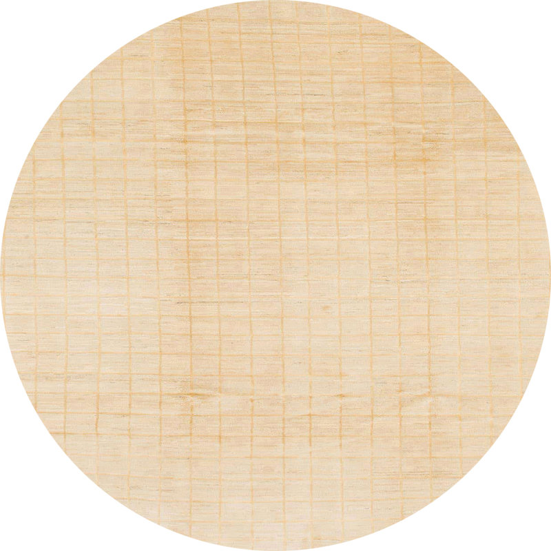 Tapis abstrait moderne 1566, Rond 8 pi