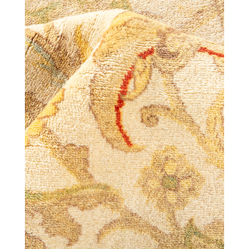 Rufaida One-of-a-Kind 8' 2" X 10' 4" Hand Knotted Area Rug
