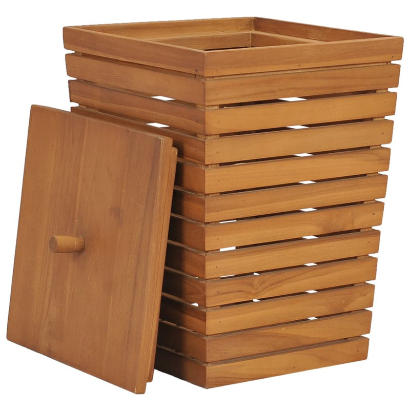 Wood Laundry Bin