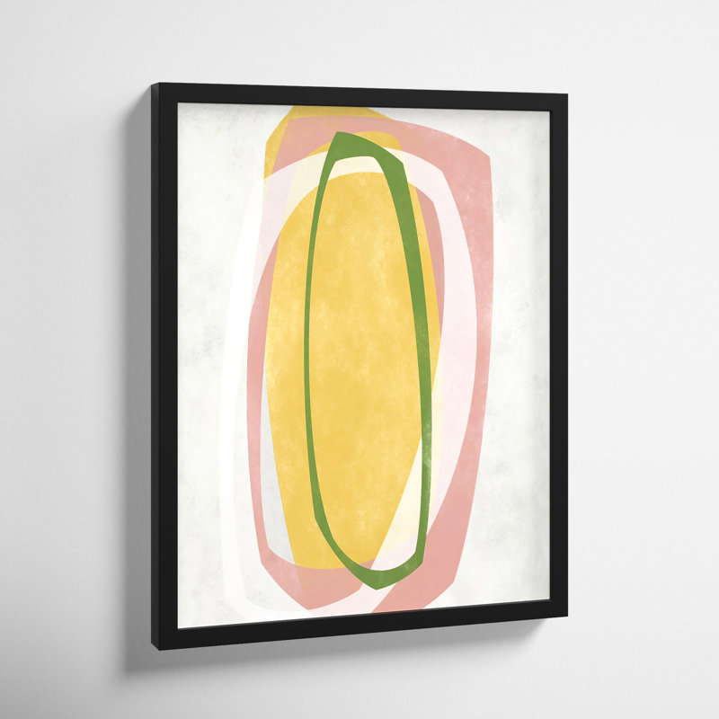 Orbit 12 by Jacques Pilon, Black Framed, 20" H x 16" W
