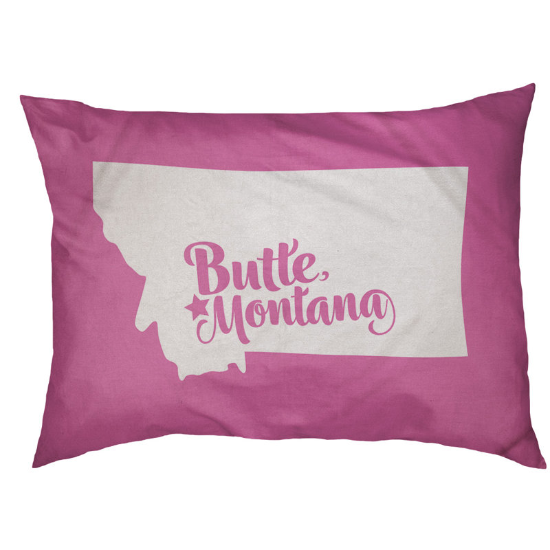 Coussin pour chien d’extérieur butte montana, Grand (l 50 po x P 40 po x H 7 po), Rose