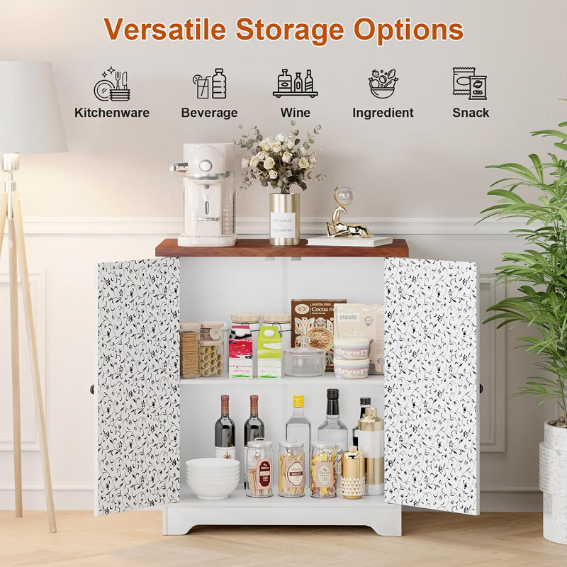 Winston Porter Buffet Sideboard Cabinet with Storage