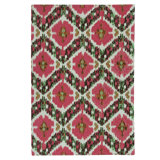 Flatweave Wool Ikat Area Rug in Multi