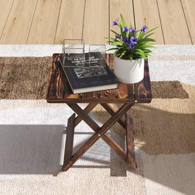 Rectangular Fir Folding Outdoor Coffee Table , cm W cm D