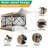12x12 Pop up Gazebo Screen House Tent for Camping(Upgraded Strut version）)-105587600