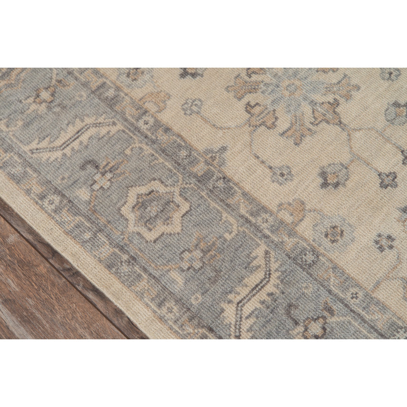 Wool Oriental Area Rug, Rectangle 2' X 3'