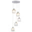 Lustre moderne en cristal à 5 lumières à intensité variable-2047144535