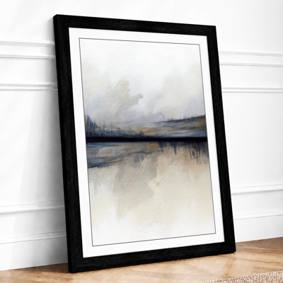 Quiet Northern Lake Scandinavian - Framed Print