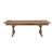 Eternity Rectangular Solid Pine Farm Dining Table with Folding X-Style Legs-88870827-88870830