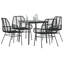4 - Person Patio Dining Set with Square Table , Cushions Included