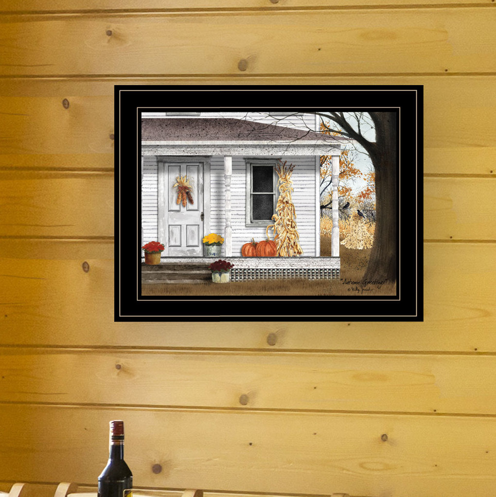 Autumn Greetings Framed Wall Art for Living Room, Home Wall Decor by Billy Jacobs Gracie Oaks 