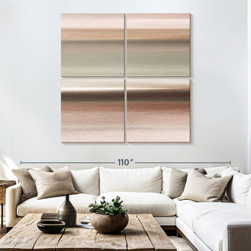 Avery Guilded Sands I, 74" H x 74" W