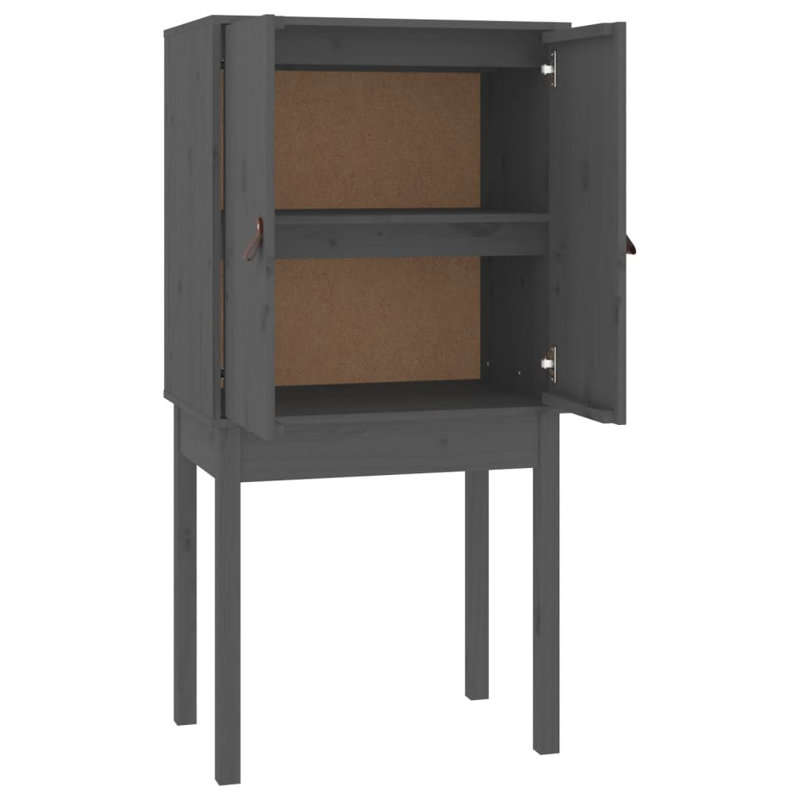 Kaleema 60cm Solid Wood Sideboard, Grey