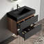 Meuble-lavabo à double tiroir