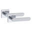 1 Pair Modern Lima Design Premium Door Handles on Square Rose-1157769371