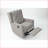 Recliners, Manual Motion Swivel Glider with Diamond Tufting | Dark Gray Fabric-1943412817
