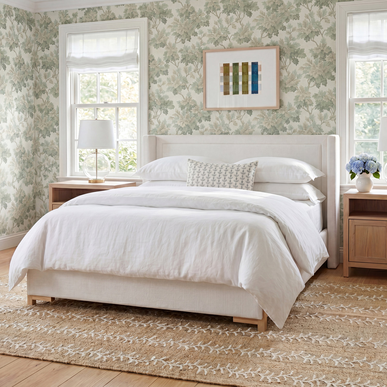 Abbey Wingback Bed
