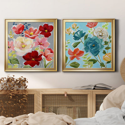 «Modern Garden I», reproduction de photo sur toile 2 pièces