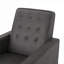  Fauteuil inclinable Mid-Century moderne, fauteuil rembourré compact en microfibre pour le salon et la chambre à coucher-133381992