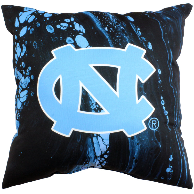 NCAA Reversible Throw Pillow, North Carolina Tar Heels