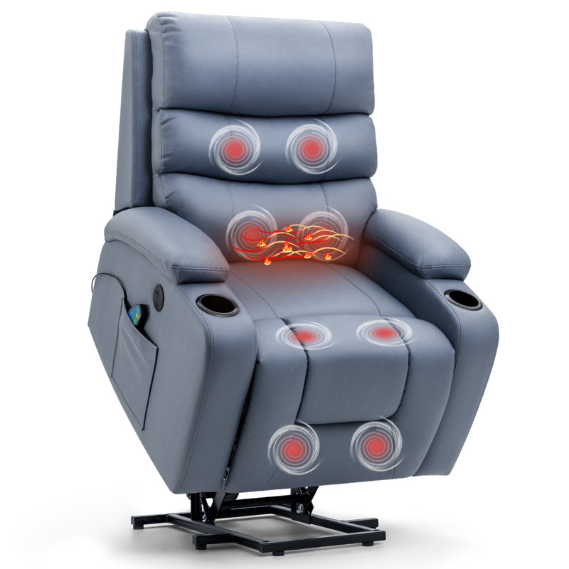 Taichi Heated Massage Chair, Blue