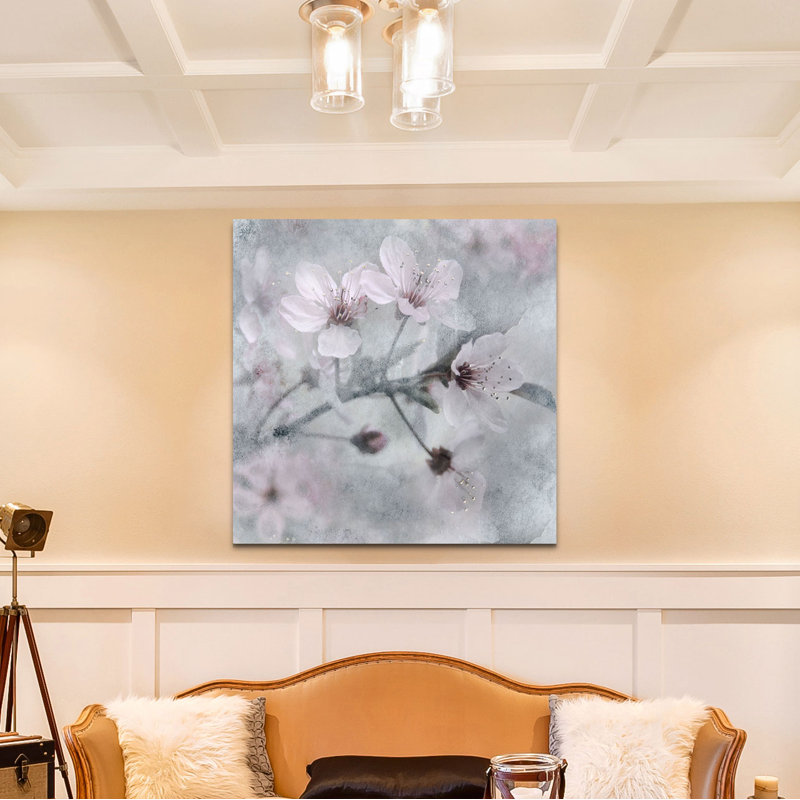 « spring melody i », peinture, H 24 po x l 24 po x P 1,5 po, Toile tendue