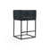 Upholstered Counter Stool with Metal Frame