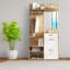 Hall Tree 100cm Wide with Shoe Storage