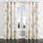 Abstract Curtains for bedroom - Modern Beige And Cream Dew Grommet Curtain - 1 Panel-1833744977-1833744980