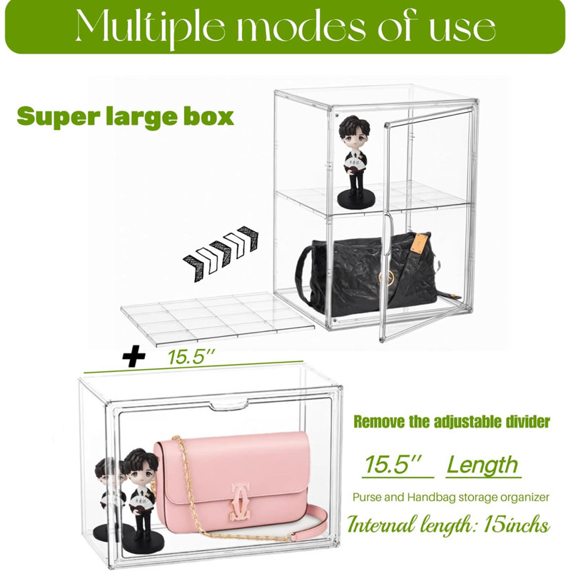 2-pack Xxl Clear Boot Storage Boxes