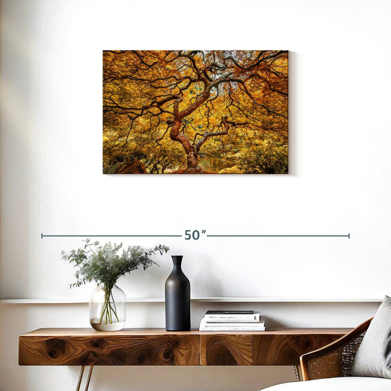 Harnek Yellow Japanese Maple Tree, 20" H x 30" W