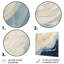 «Abstract Breaking Waves Blue» - Reproduction d'art abstrait mural-1861850921-1861850922