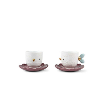Kawki Set Of 2 Cups And Saucers