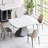 47"-71" Modern Extendable Rectangular Dining Table For 4-6